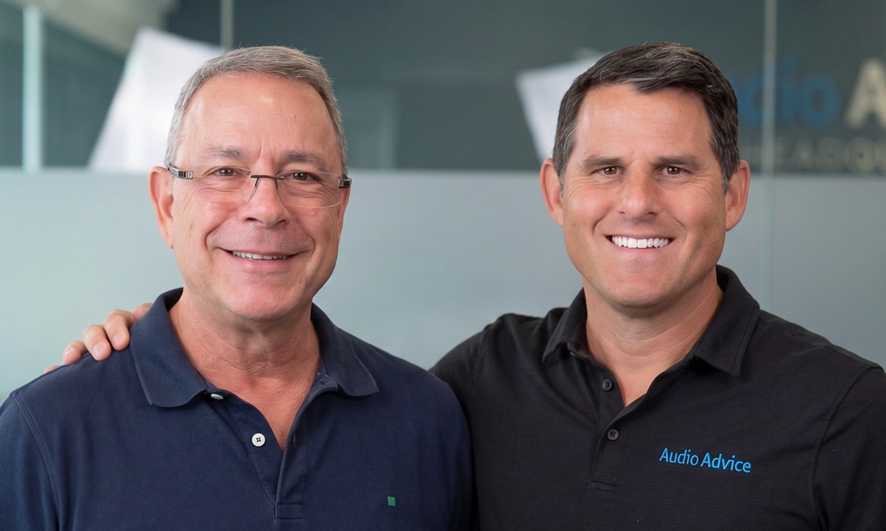 Scott Newnam, CEO Audio Advice, Bill Petters, President Sound Components