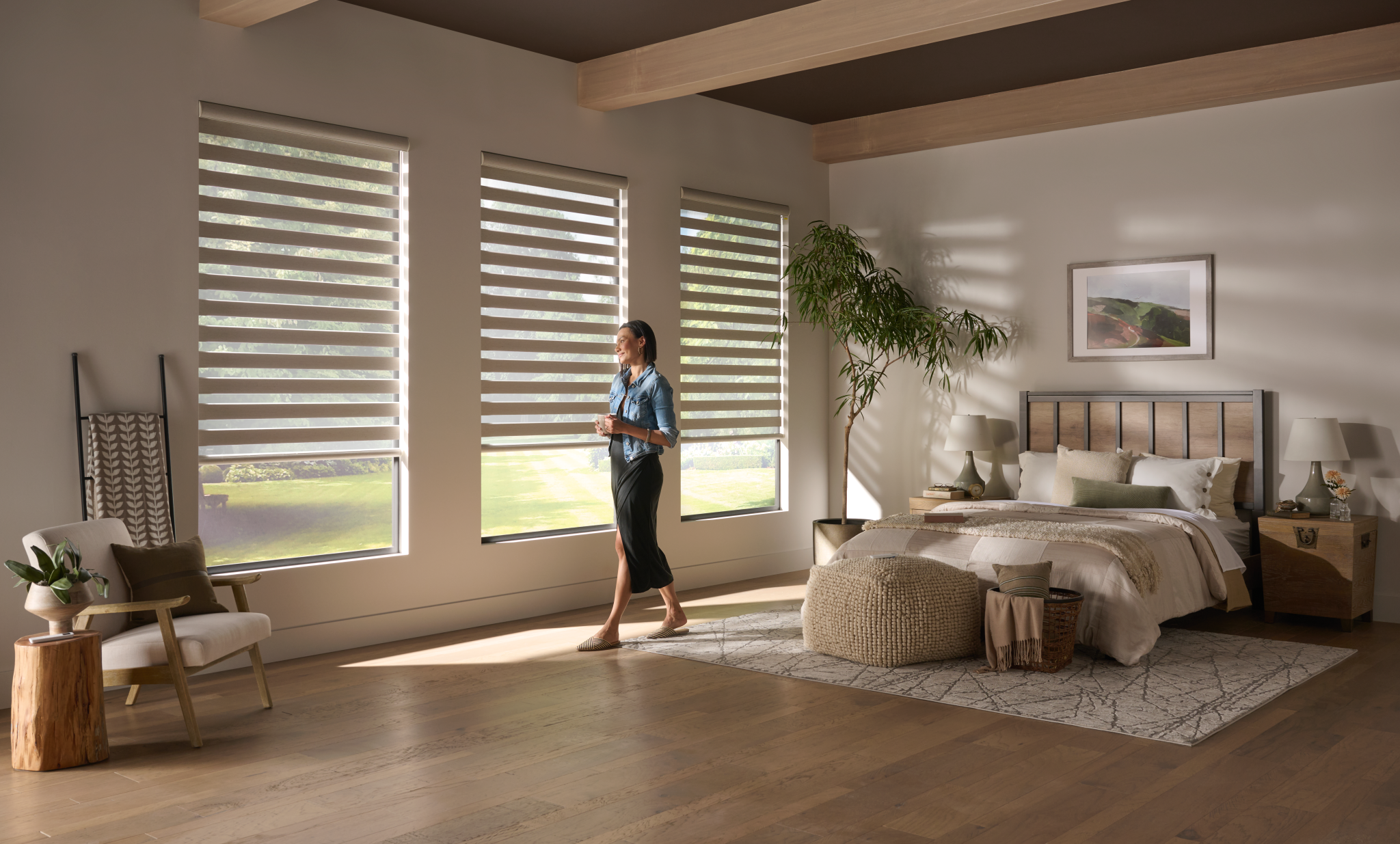 Alta Window Fashions motorized shades running on the Hunter Douglas PowerView automation platform