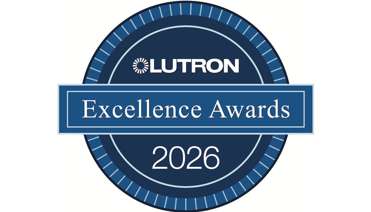 Lutron 2026 North American Excellence Awards Logo