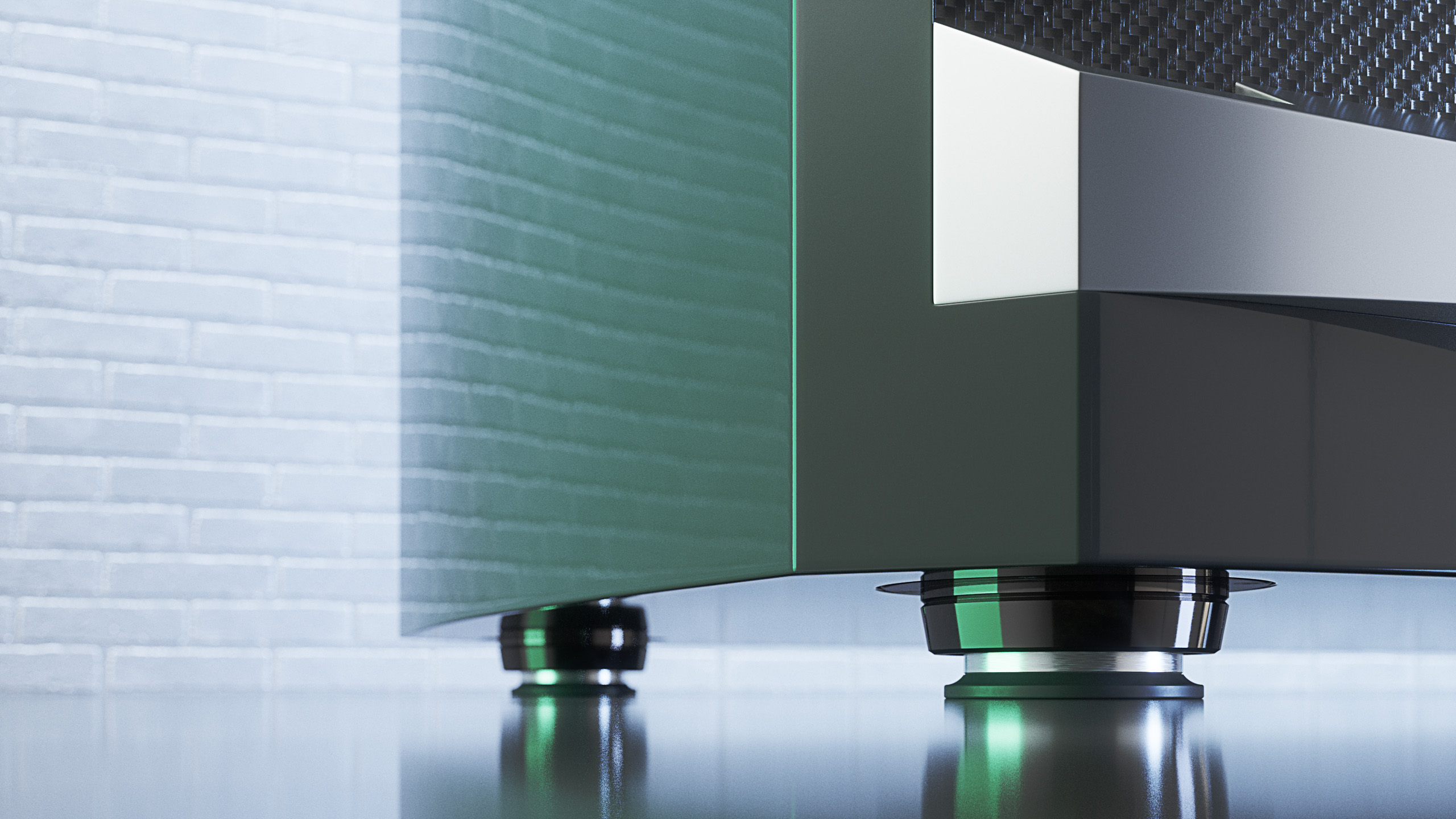 JBL Everest with GAIA-TITAN Neo acoustic isolating feet