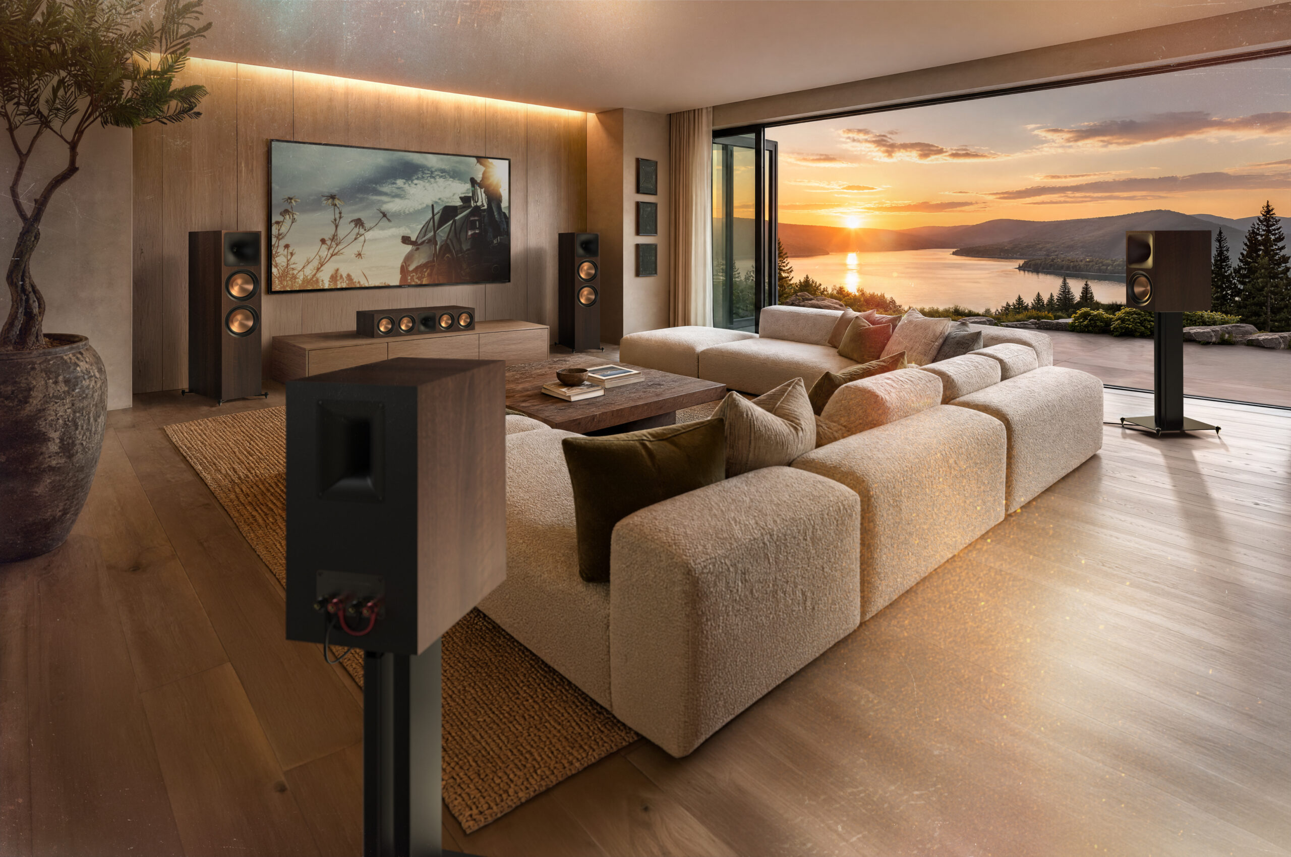 Klipsch Reference Premier RP III Speakers Lifestyle Images