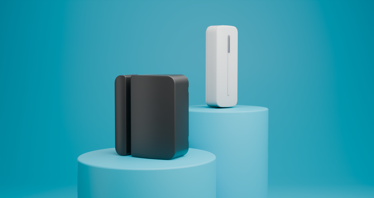 Abode Systems Outdoor Contact Sensor and Garage Tilt Sensor