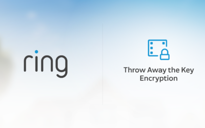 Ring Introduces TAKE (Throw Away the Key Encryption)