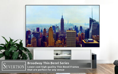Severtson Has a New Acoustically-Transparent, Thin-Bezel Projection Screen