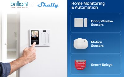 Select Shelly Relays and Sensors Now Work on Brilliant NextGen’s Platform