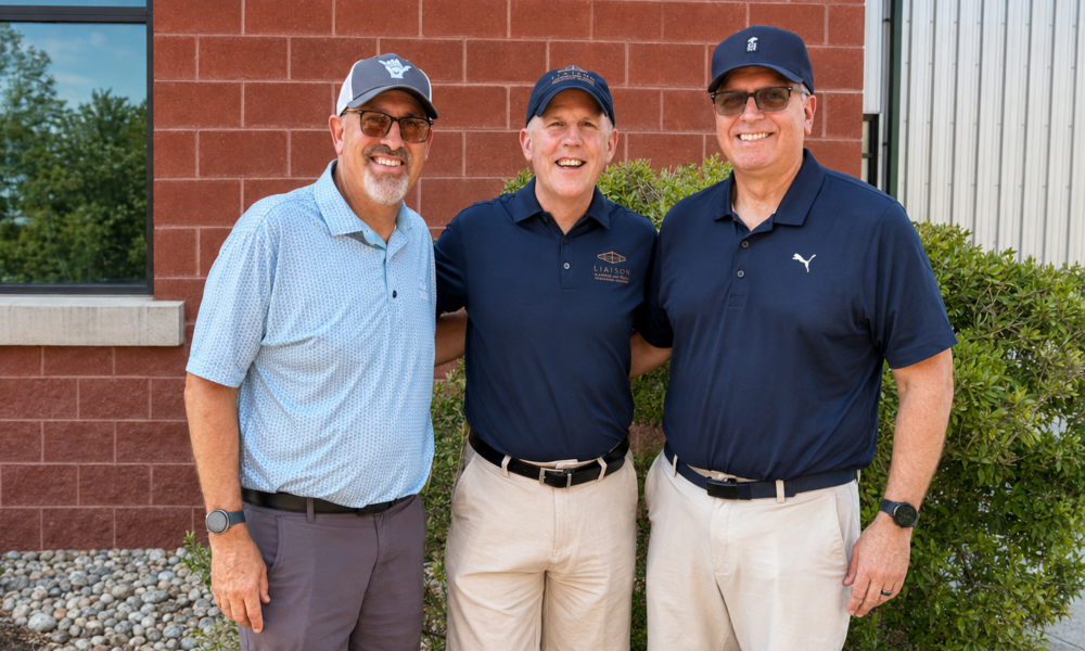From left, Imagine More co-founder Lenard Gale, Liaison Technology Group Founder and CEO Steve Weber, and Imagine More co-founder Don Brehm