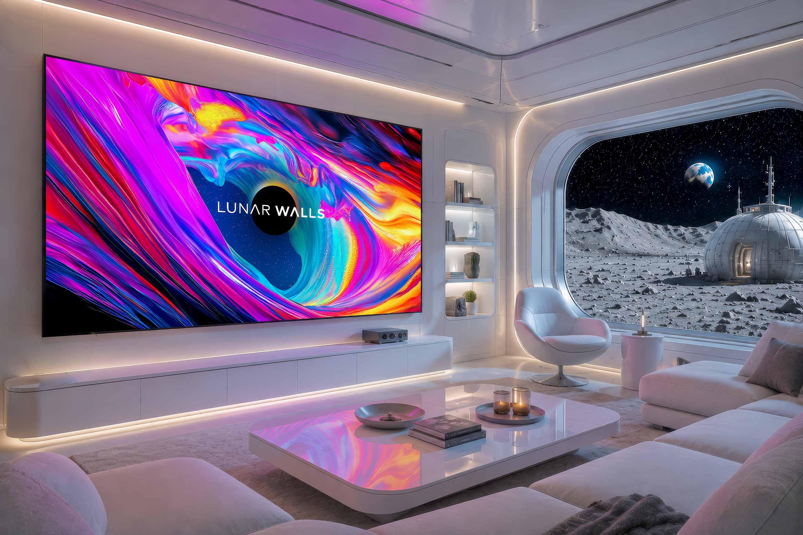 Lunar Phase microLED by Lunar Walls