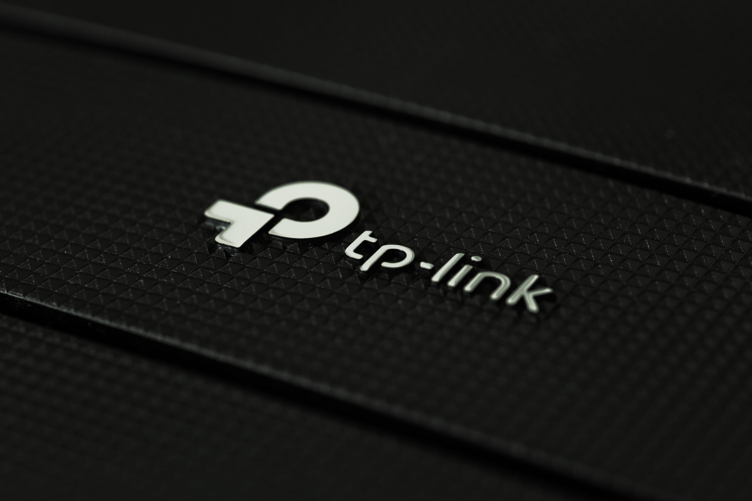 TP-Link logo on a router