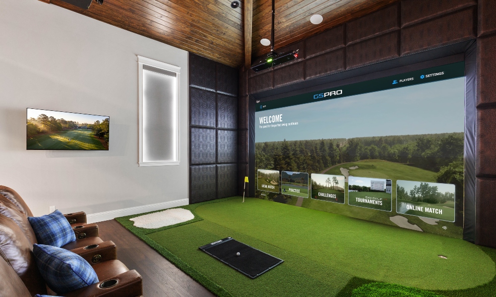 Tampa Game Room Golf Simulator Brooksville Florida Innovative Sight & Sound