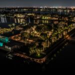 West Palm Beach Florida Island Estate Home Luxury Illumination